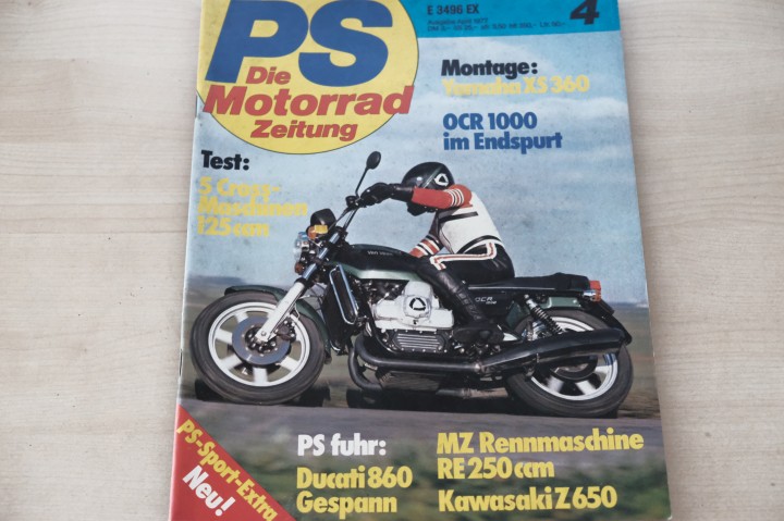 Deckblatt PS Sport Motorrad (04/1977)